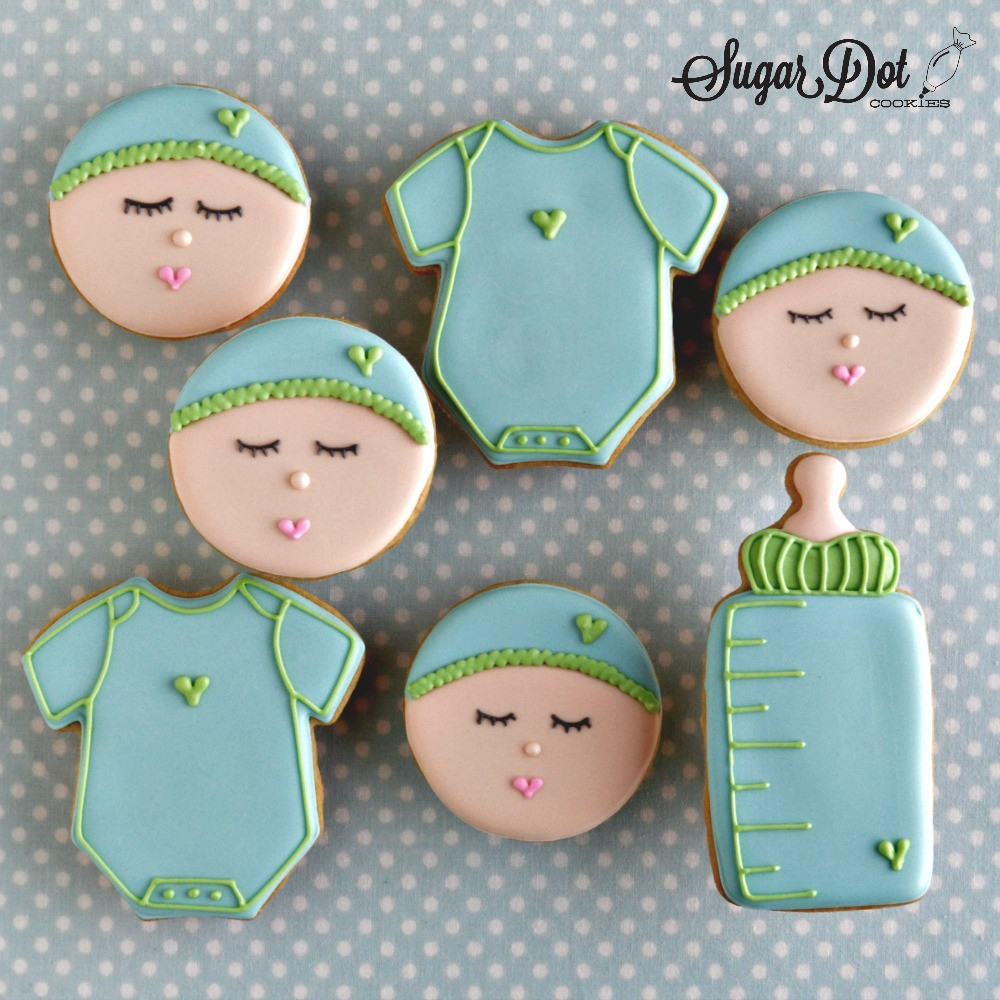 Baby Sugar Cookies
 A w Sleeping baby faces
