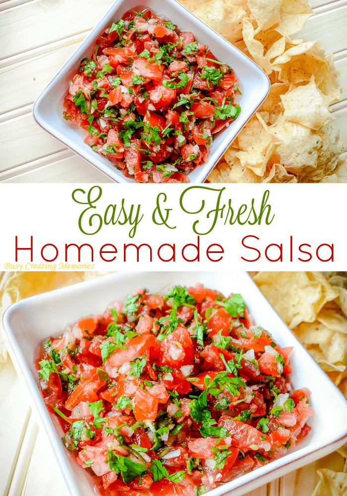 Easy Homemade Salsa Recipe
 The Best Fresh Homemade Salsa with Spicy Alteration