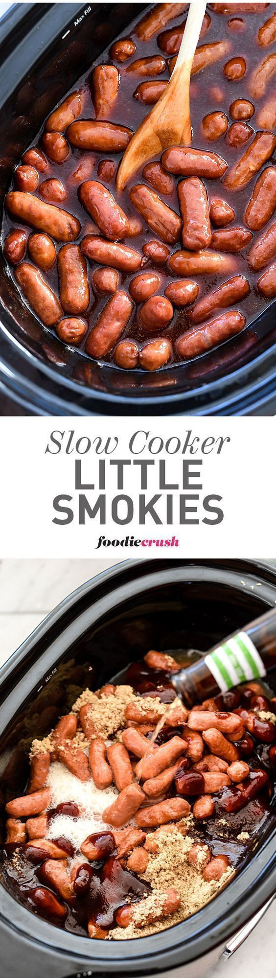 14 Easy Slow Cooker Appetizers
 Slow Cooker Little Smokies