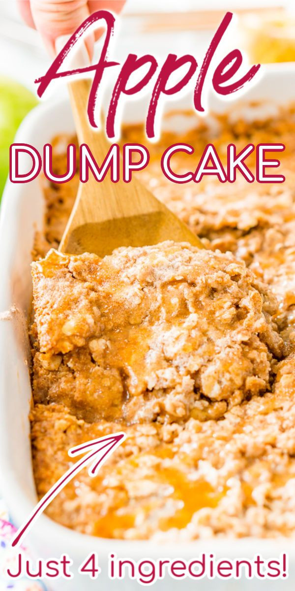 4 Ingredient Desserts
 Apple Dump Cake is a 4 ingre nt recipe that results in a