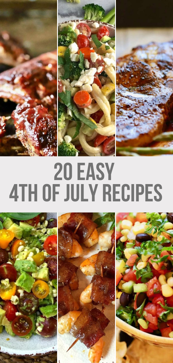 4Th Of July Appetizers And Side Dishes
 20 Super Easy 4th of July Food Ideas