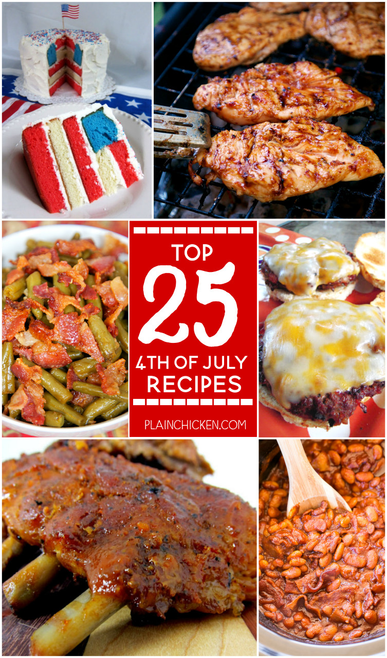 4Th Of July Appetizers And Side Dishes
 Top 25 4th of July Recipes