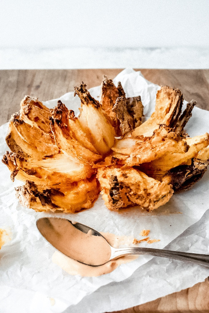 Air Fryer Blooming Onion Recipe
 Air Fryer Blooming ion The Cookful