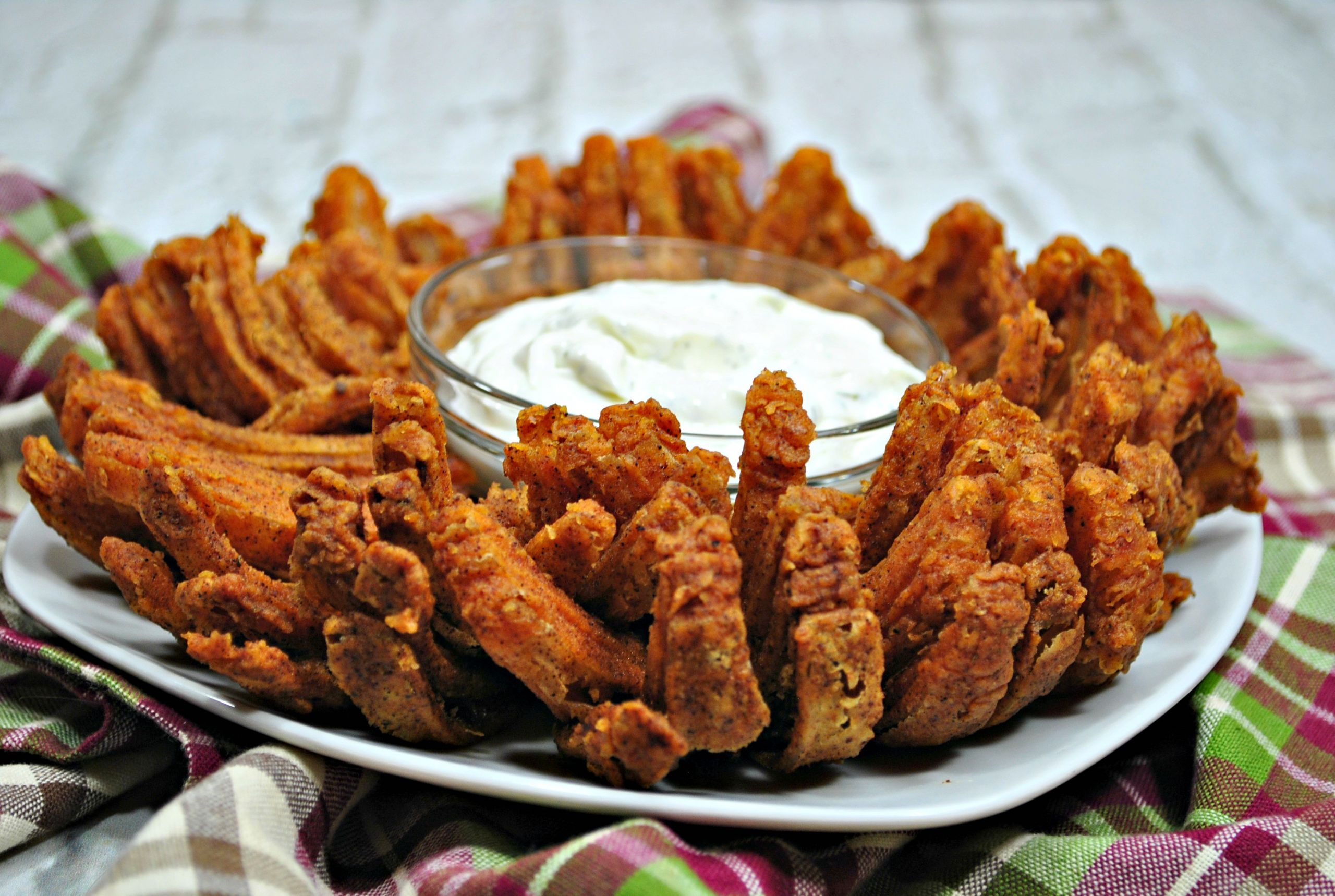 Air Fryer Blooming Onion Recipe
 Cajun Boomin’ ion made in the Air Fryer