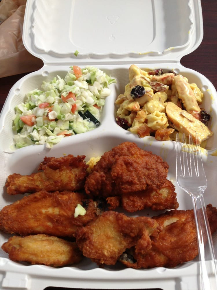 Albertsons Fried Chicken
 Pick 3 meal for 4 99 from the deli Cheap lunch while at