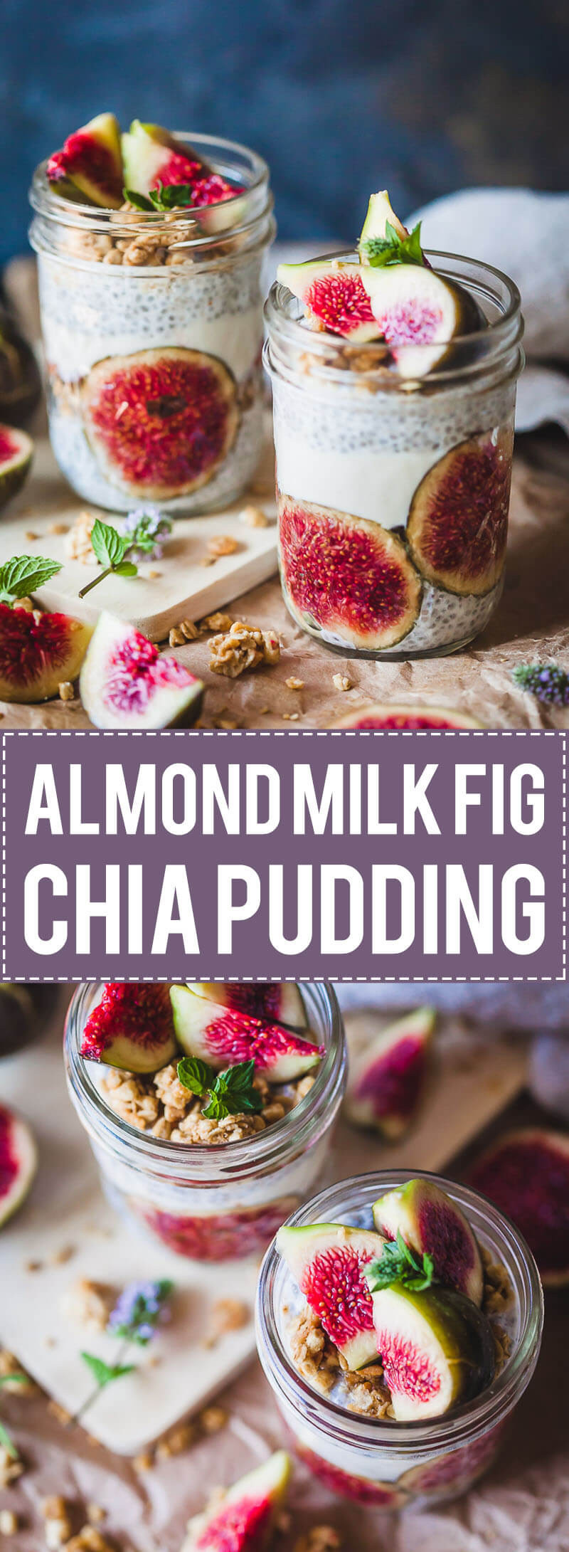 Almond Milk Dessert
 Almond Milk Fig Chia Pudding Vibrant Plate