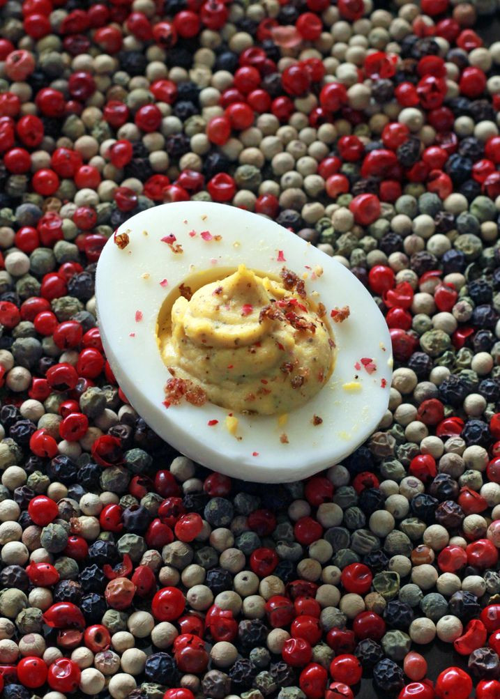 Alton Brown Deviled Eggs
 Alton Brown s 5 Pepper Deviled Eggs The cool thing about