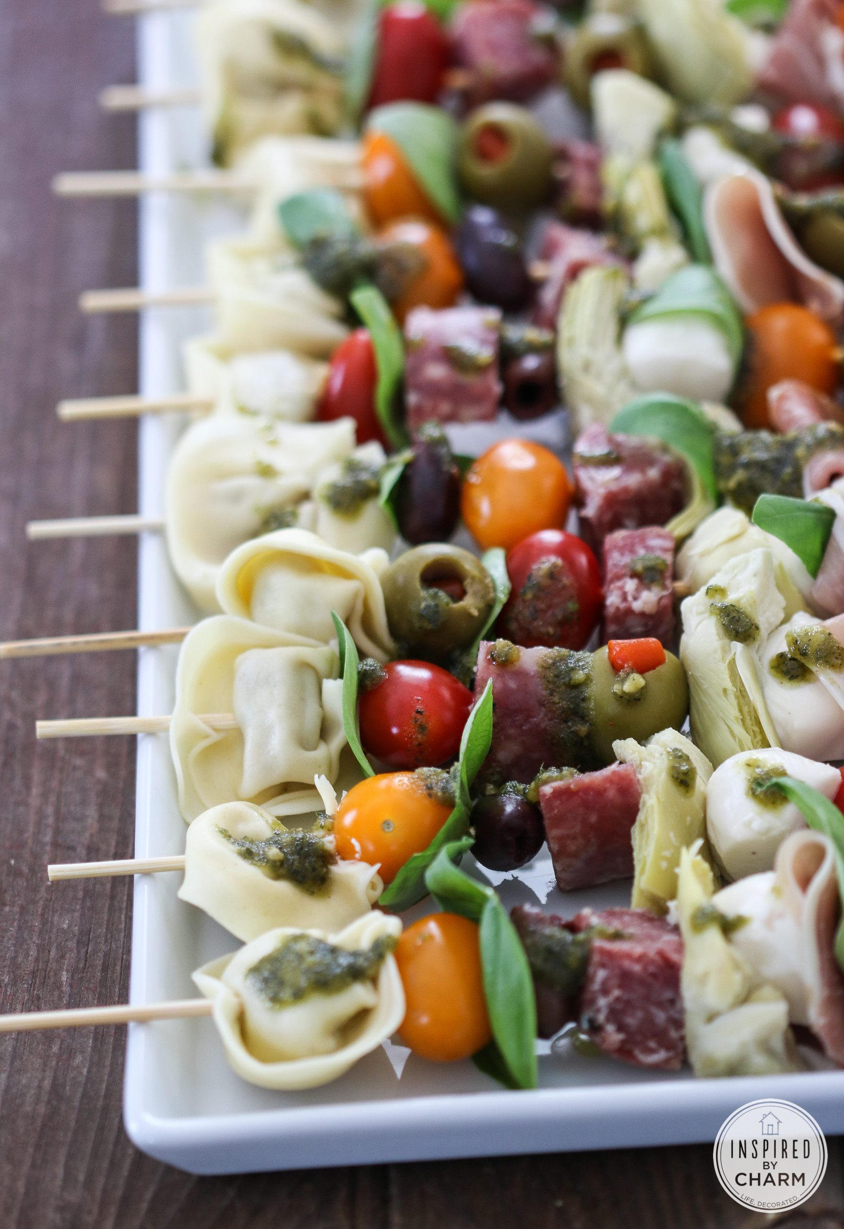 Antipasto Appetizer Skewers
 Antipasto Kabobs a wow worthy appetizer everyone will love