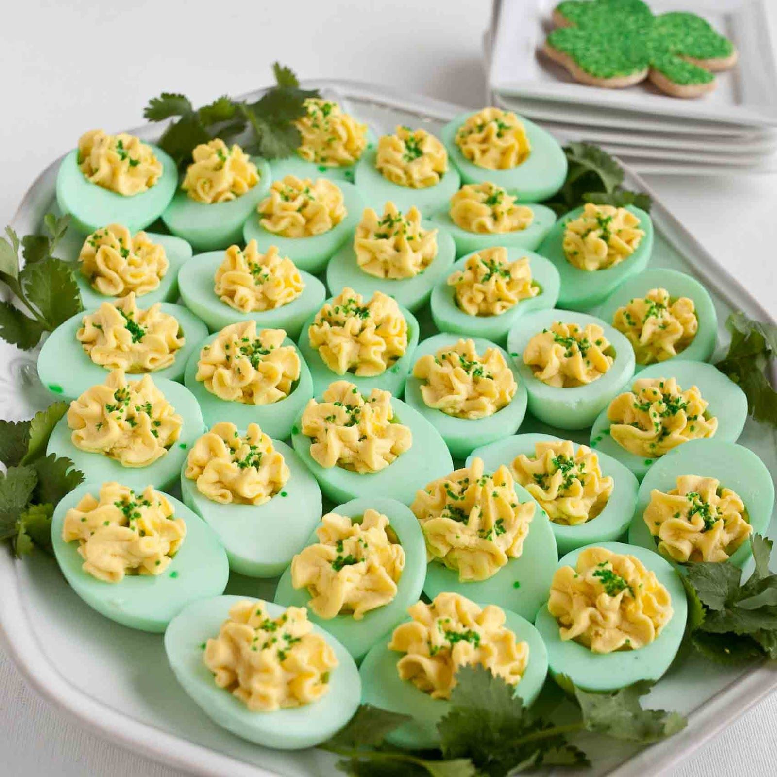 Appetizer For St Patrick's Day Party
 St Patrick s Day Deviled Eggs