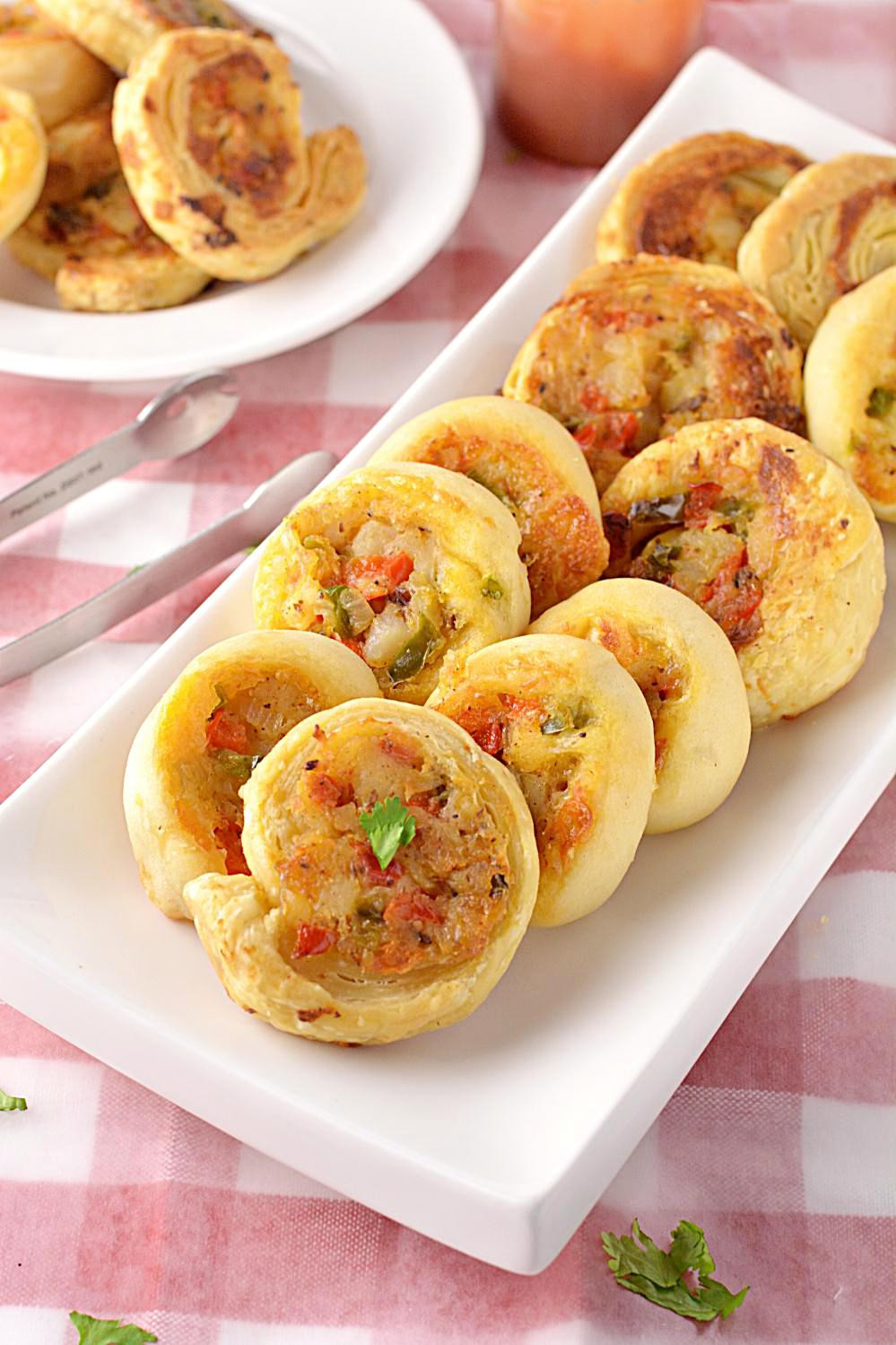 Appetizers For Potluck
 Veggie Pinwheels Party Appetizer Party potluck recipes