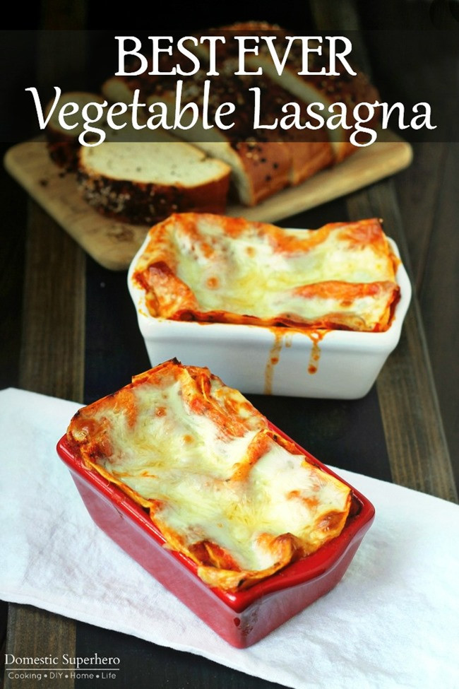 Appetizers That Go With Lasagna
 The BEST EVER Ve able Lasagna • Domestic Superhero