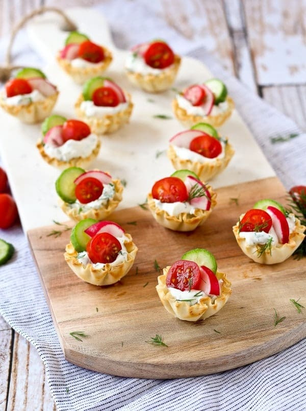 Appetizers With Cream Cheese
 Spring Herb Cream Cheese Appetizer Cups Rachel Cooks