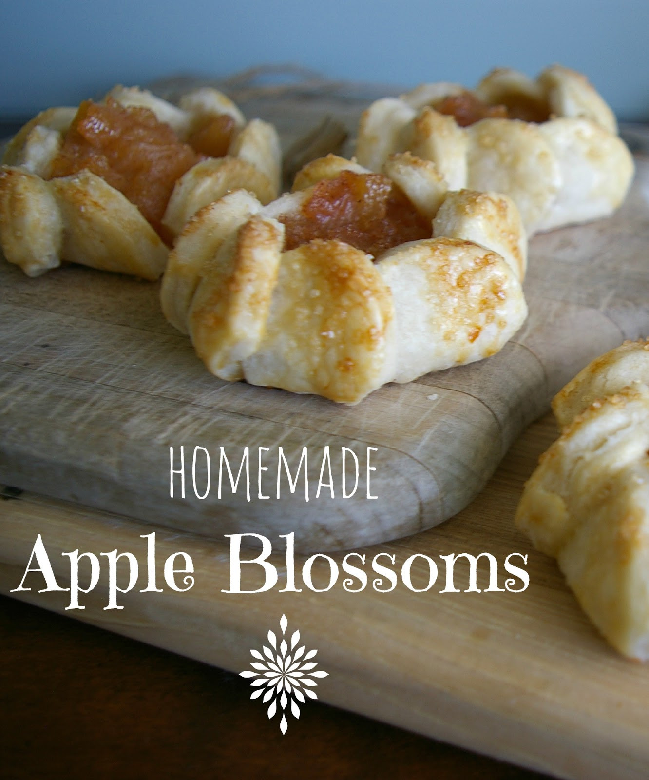 Apple Blossom Dessert
 Emmy in her Element Homemade Apple Blossoms and my