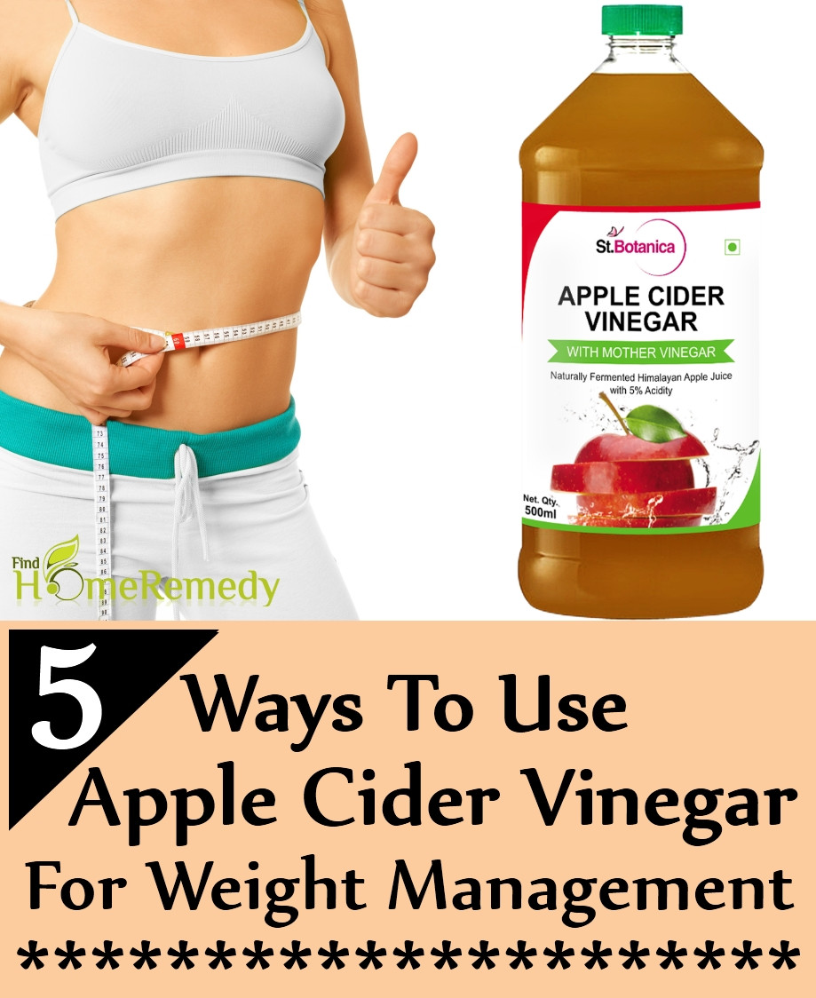 Apple Cider Vinegar To Lose Weight
 5 Ways To Use Apple Cider Vinegar For Weight Management