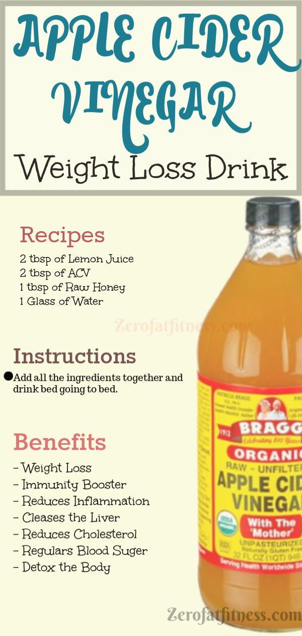 Apple Cider Vinegar Weight Loss Results
 Pin on Natural Wellness