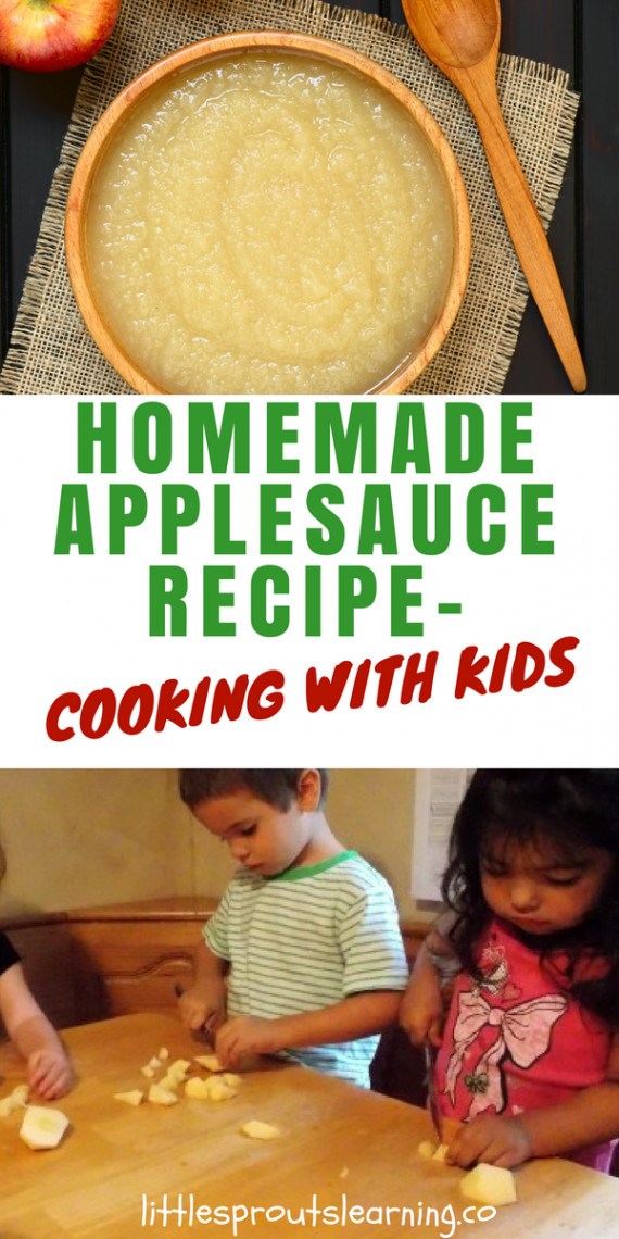 Applesauce For Kids
 Homemade Applesauce Recipe Cooking with Kids