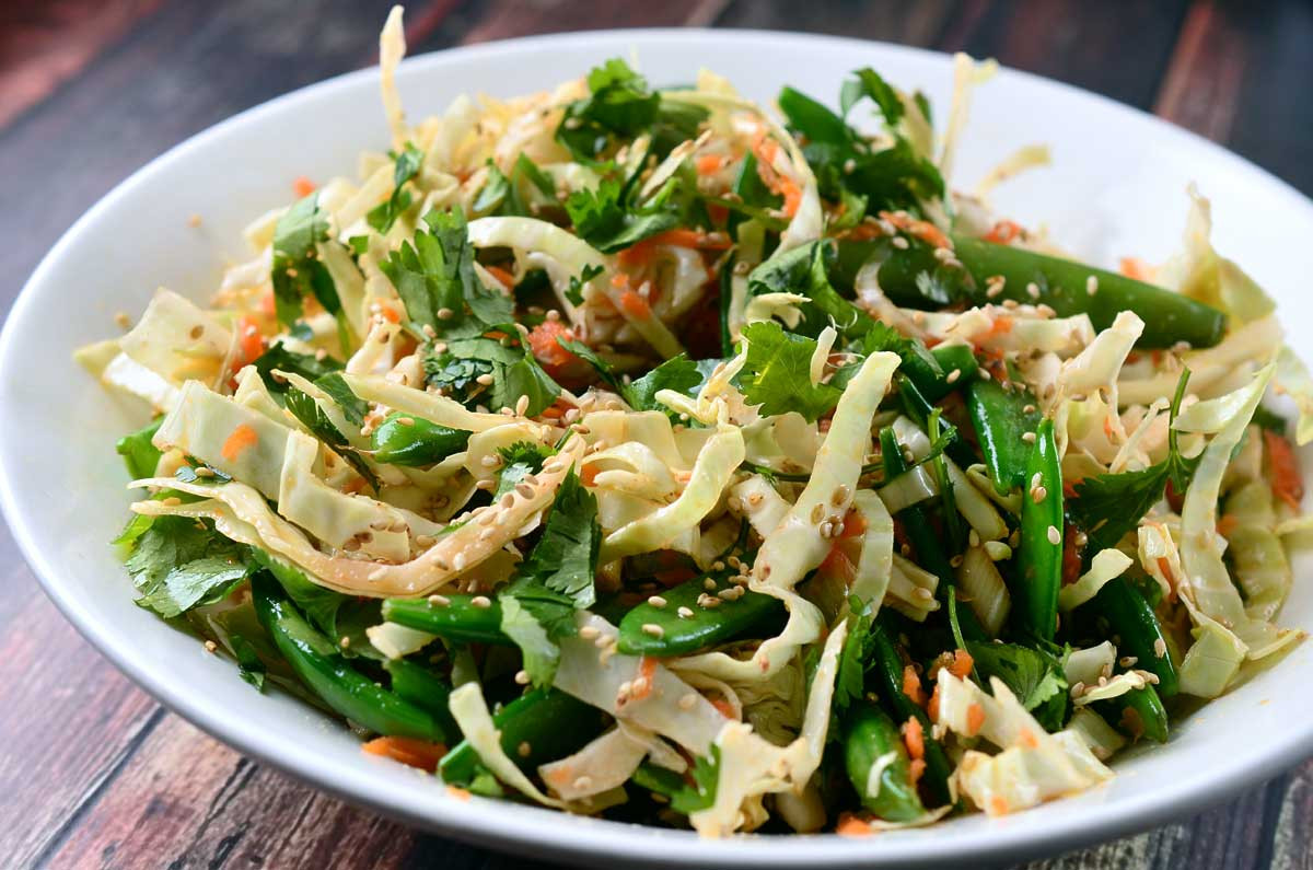 Asian Cabbage Salad
 Asian Cabbage Salad with Ponzu Dressing Life s Ambrosia