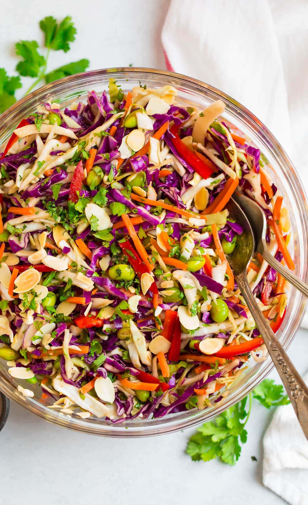 Asian Cabbage Salad
 Asian Cabbage Salad with Peanut Dressing – WellPlated