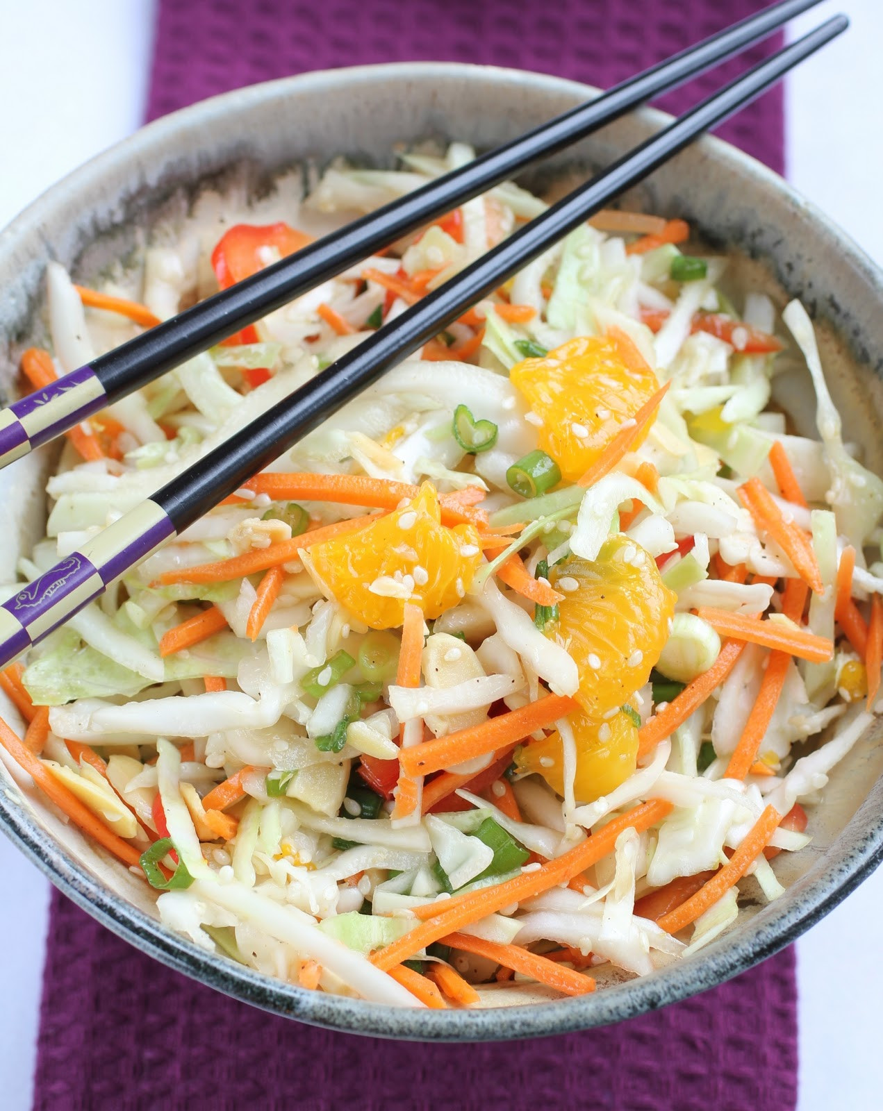 Asian Cabbage Salad
 Asian Cabbage Slaw Healthy Girl s Kitchen