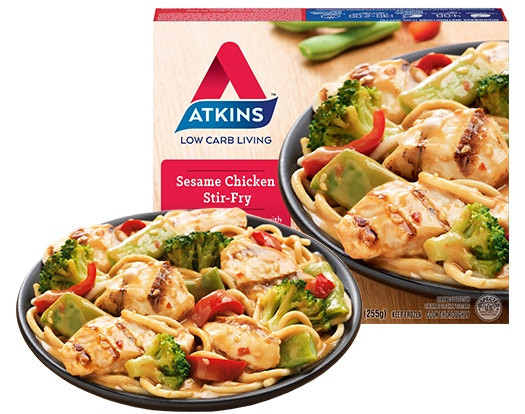 Atkins Dinner Recipes
 Sesame Chicken Stir Fry