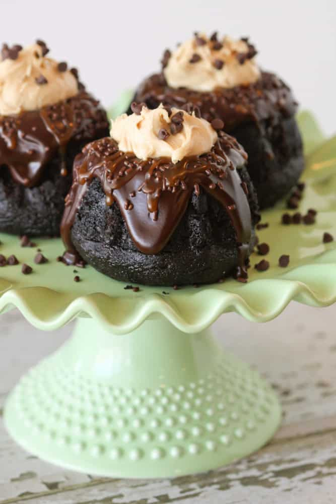 Baby Bundt Cake Recipes
 Dark Chocolate Baby Bundt Cakes With Chocolate Ganache