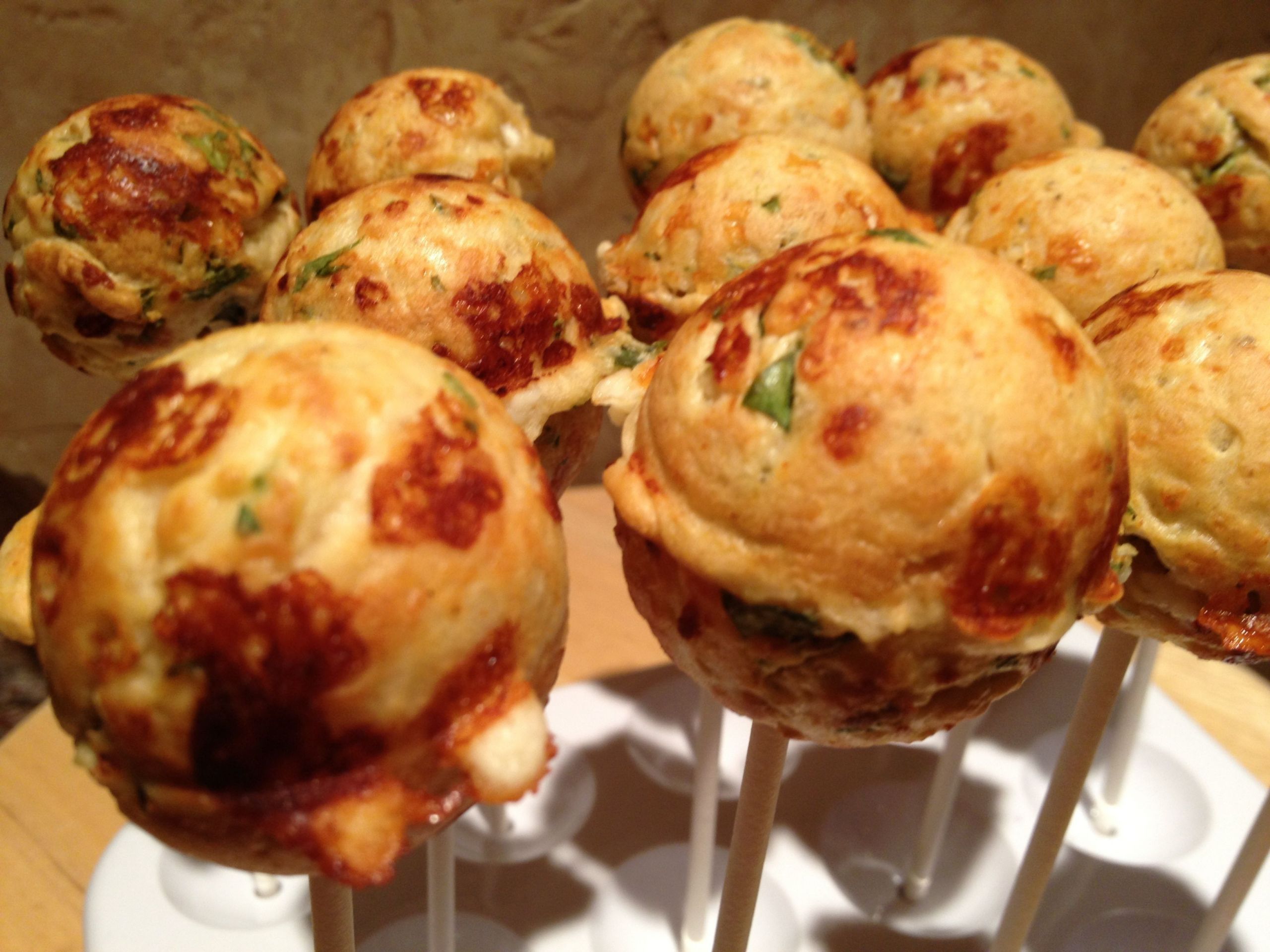 Babycakes Cake Pop Maker Recipe
 Move over cake pops these are savory with a bit of spicy