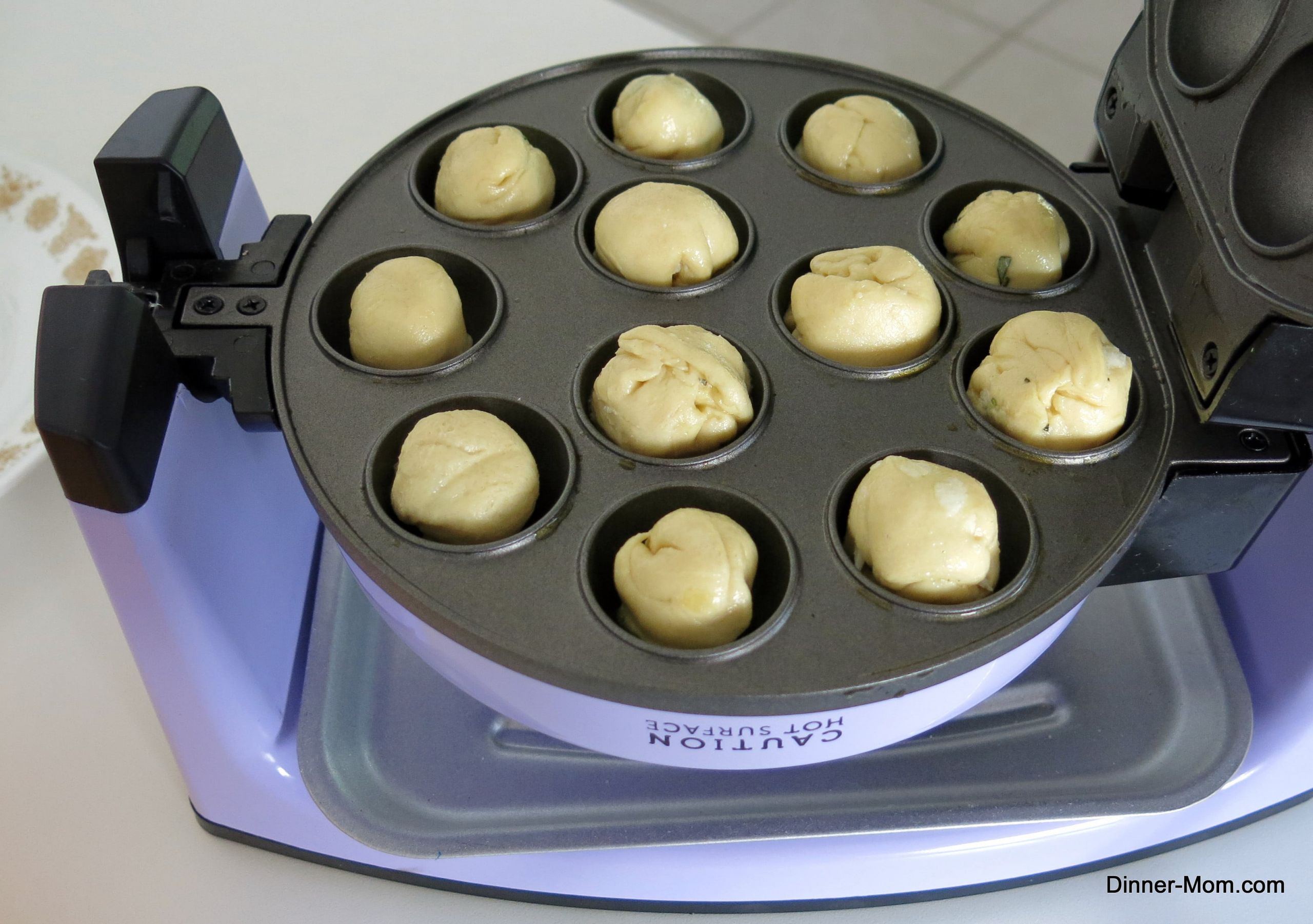 Babycakes Cake Pop Maker Recipe
 Three Cheese Rosemary and Garlic Pizza Bites in a Cake