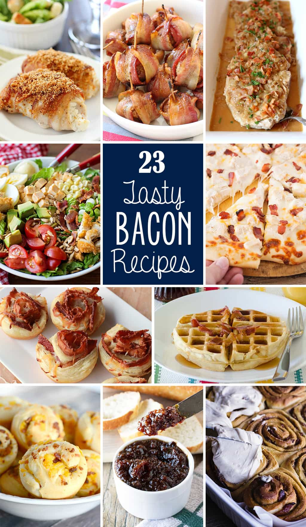 Bacon Dinner Recipes
 Bacon Wrapped Cream Cheese Chicken Rollups Yummy Healthy