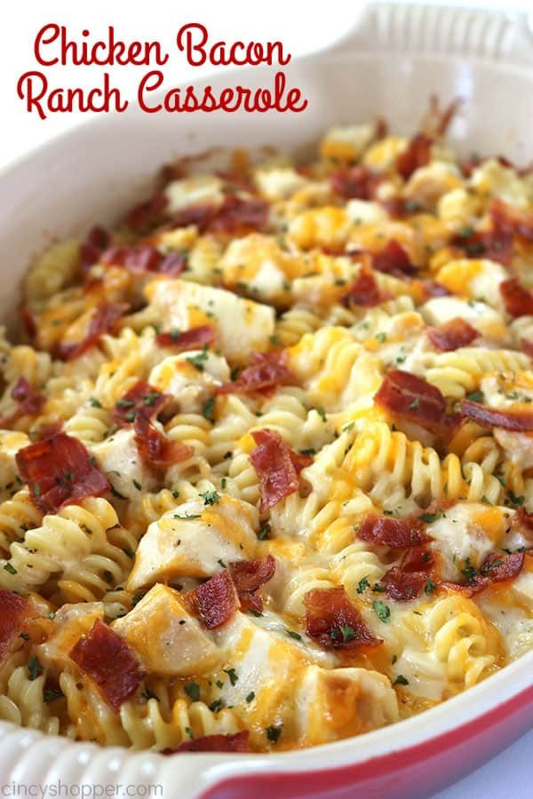 Bacon Dinner Recipes
 Family Favorite Casserole Recipes Delicious Dishes