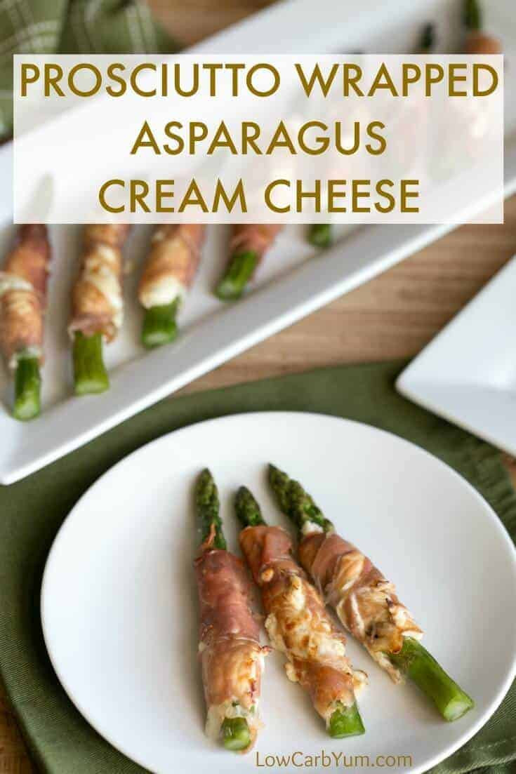 Bacon Wrapped Appetizers Cream Cheese
 Prosciutto Wrapped Asparagus with Cream Cheese
