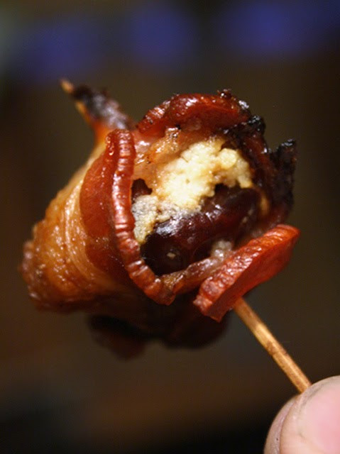Bacon Wrapped Appetizers Cream Cheese
 The 99 Cent Chef Bacon Wrapped Dates with Cream Cheese