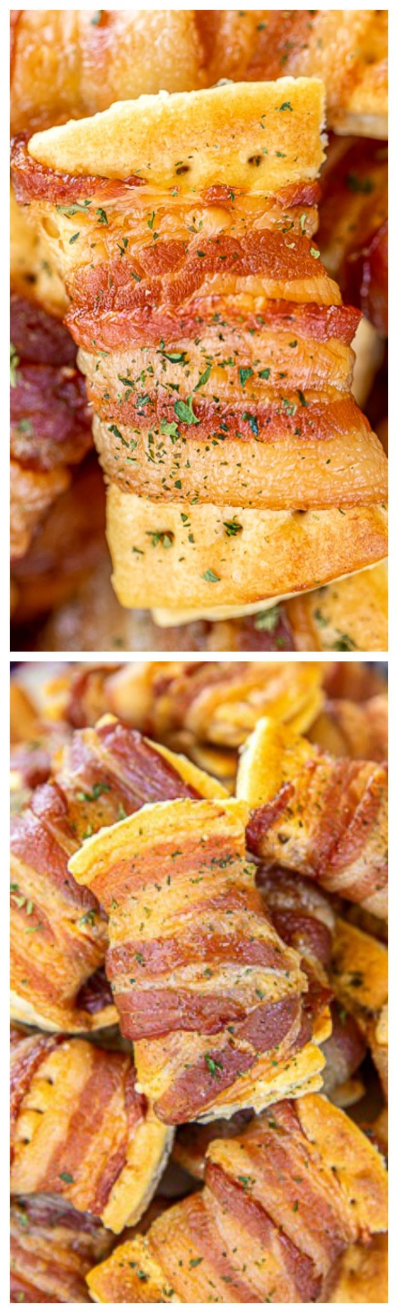 Bacon Wrapped Appetizers Cream Cheese
 Bacon Wrapped Cream Cheese Crackers So addictive in