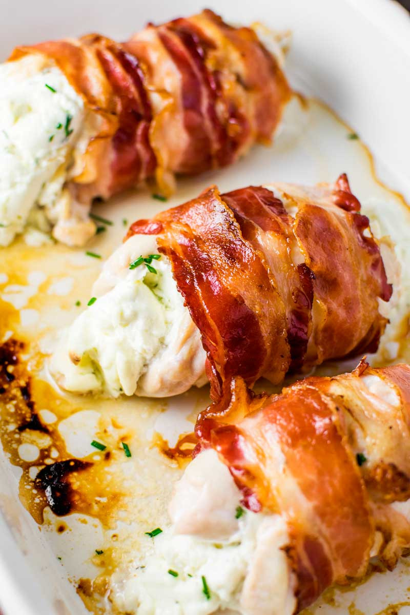 Bacon Wrapped Appetizers Cream Cheese
 Bacon Wrapped Cream Cheese Stuffed Chicken Homemade Hooplah
