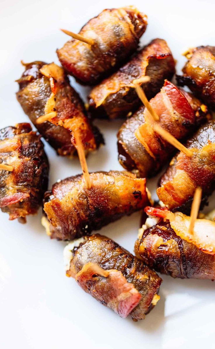Bacon Wrapped Appetizers Cream Cheese
 Bacon Wrapped Dates with Goat Cheese Recipe