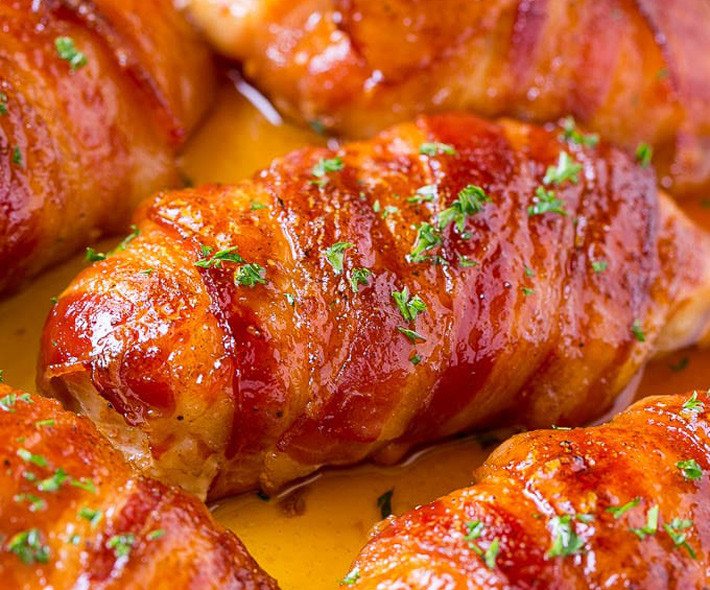 Bacon Wrapped Chicken Thighs
 Quiet Corner Keto Bacon Wrapped Chicken Thighs Quiet Corner