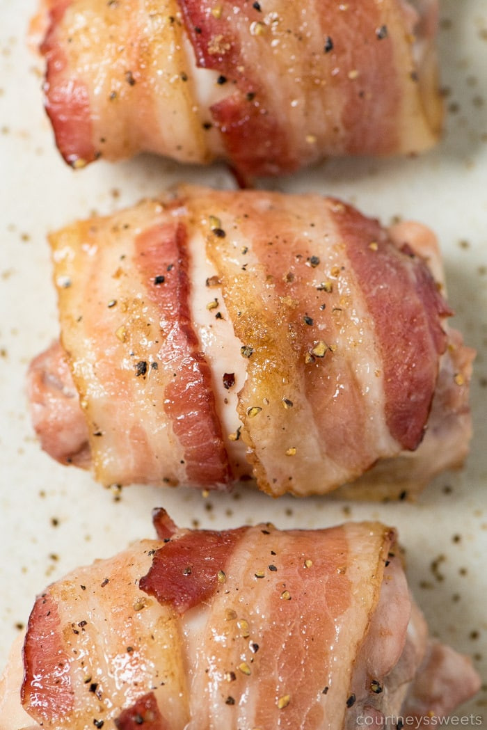 Bacon Wrapped Chicken Thighs
 Bacon Wrapped Chicken Thighs Courtney s Sweets