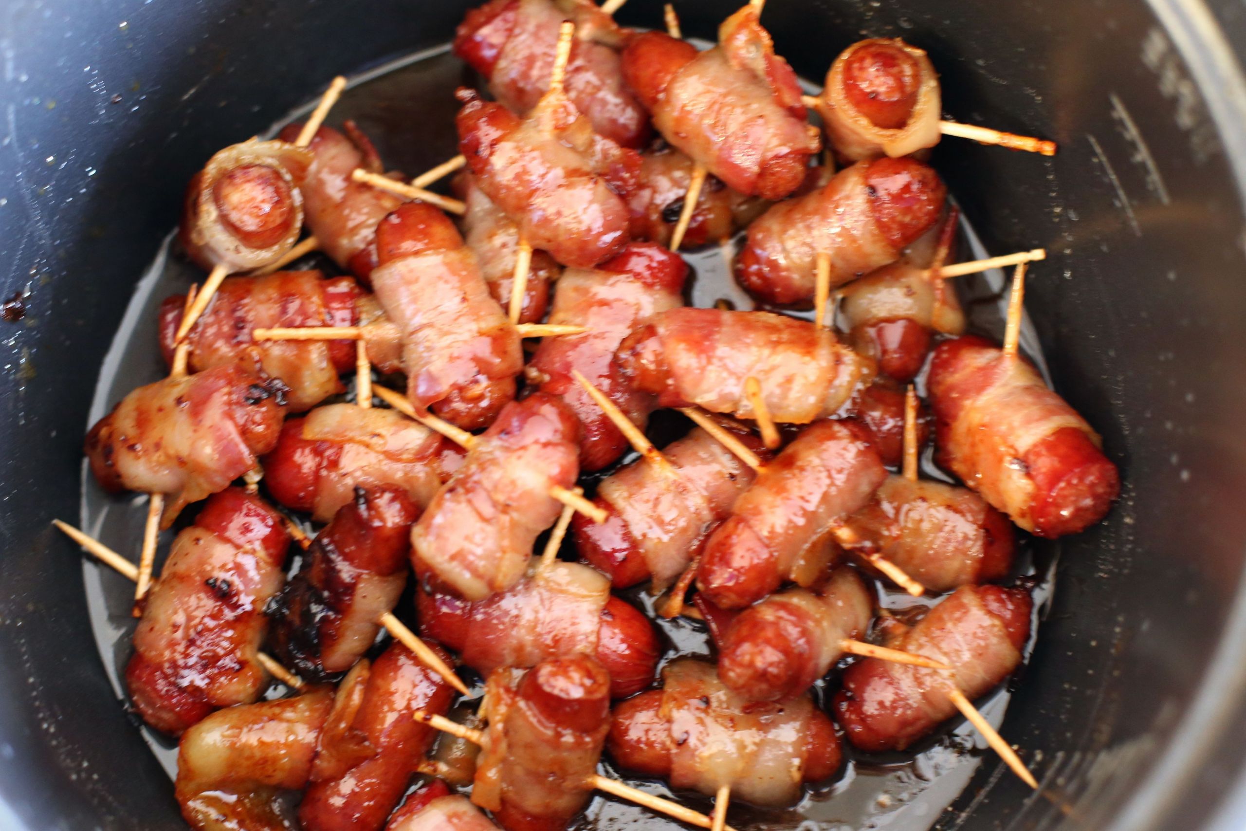 Bacon Wrapped Hot Dog Appetizers
 These Bacon Wrapped Cocktail Dogs Will Be the Life of Your