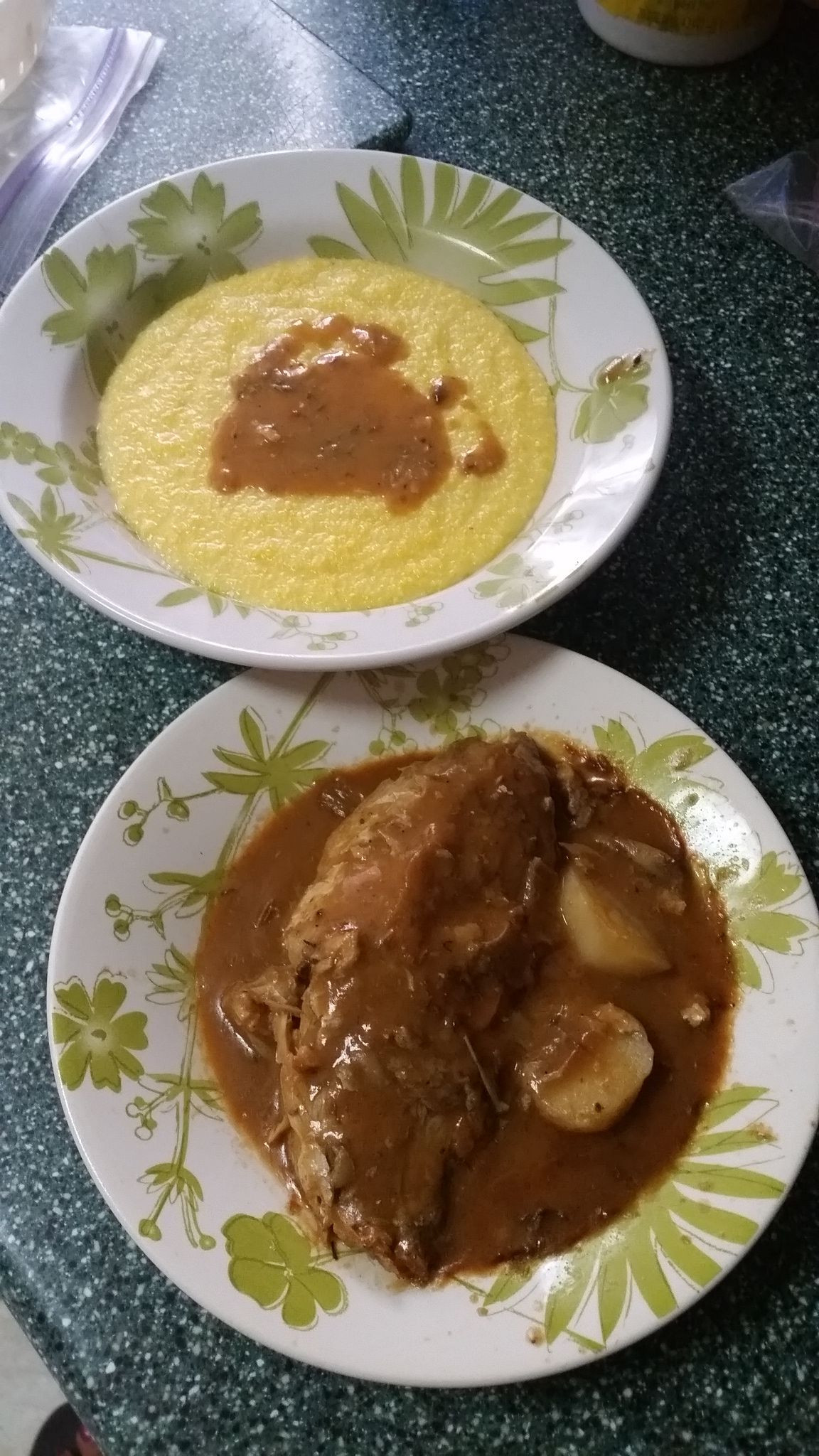 Bahamian Stew Fish
 Stew fish and grits a Bahamian delicacy