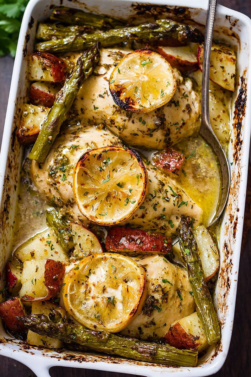 Baked Chicken Breast Recipes Healthy
 Baked Chicken Breasts with Lemon & Veggies — Eatwell101