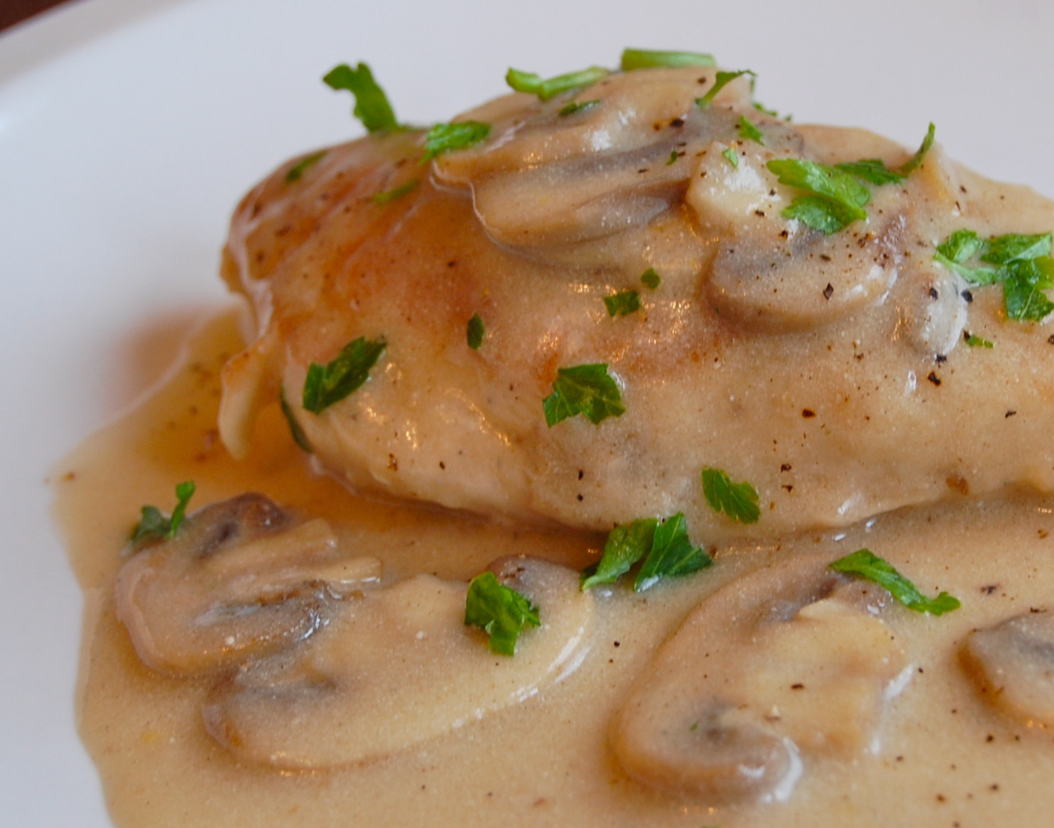 Baked Chicken With Mushroom Sauce
 Chef Mommy Baked Chicken with Mushroom Sauce