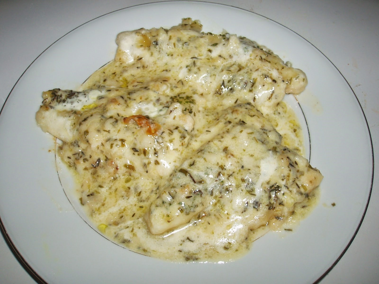 Baked Fish And Rice Recipes
 Dinner Recipes Idea Baked Fish in White Sauce with Dirty Rice
