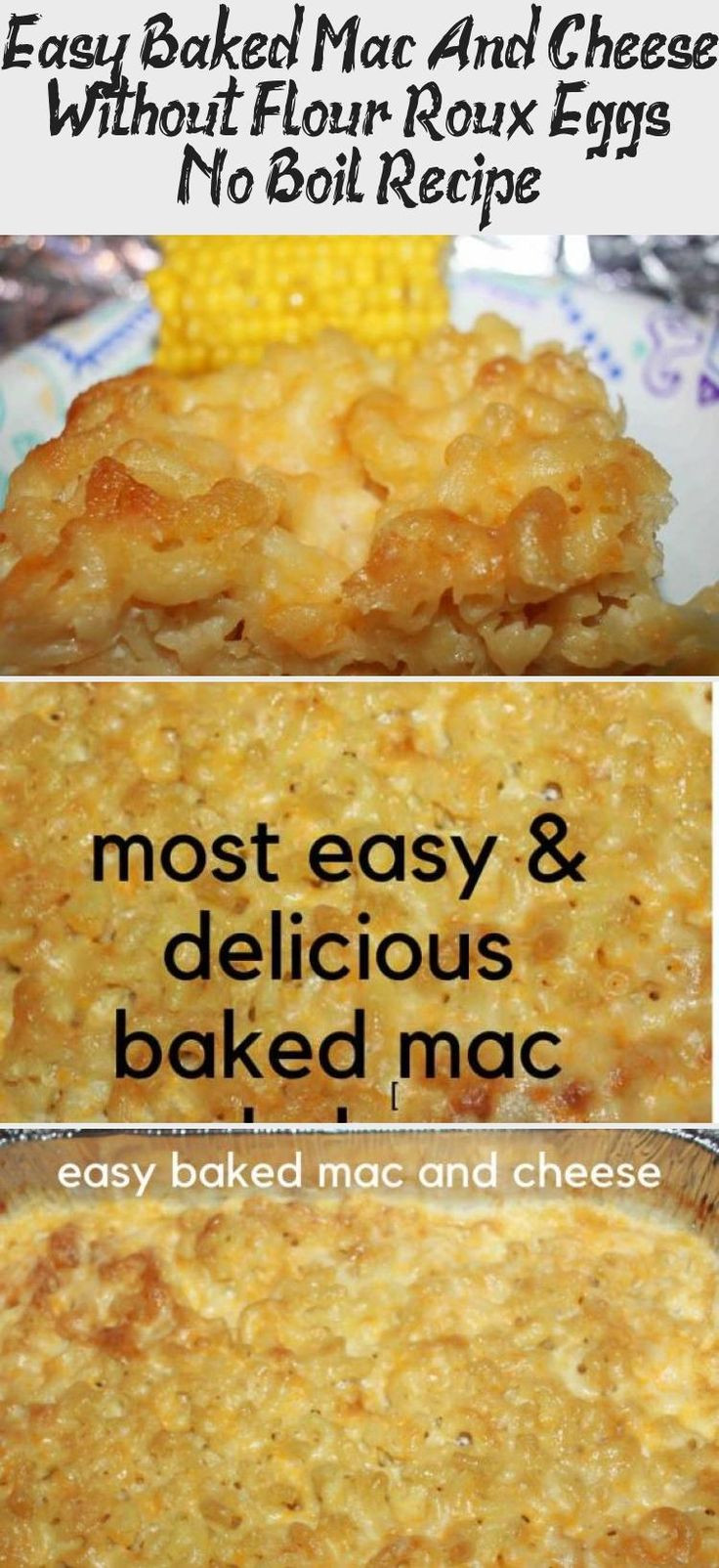 Baked Macaroni And Cheese Without Eggs
 Easy Baked Mac And Cheese Without Flour Without Roux No