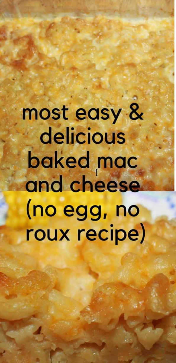 Baked Macaroni And Cheese Without Eggs
 Easy Baked Mac And Cheese Without Flour Without Roux No
