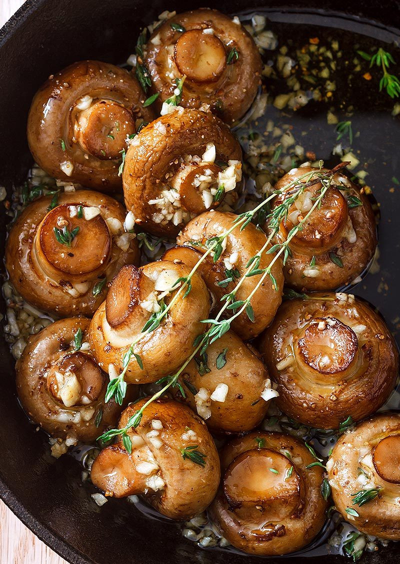 Baked Mushrooms Recipe
 Roasted Mushrooms with Garlic Butter Sauce Recipe — Eatwell101