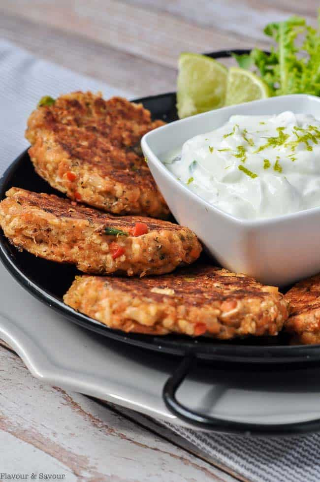 Baking Salmon Patties
 Baked Salmon Patties with Creamy Lime Sauce Flavour and