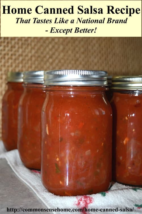 Balls Canning Salsa Recipe
 Home Canned Salsa