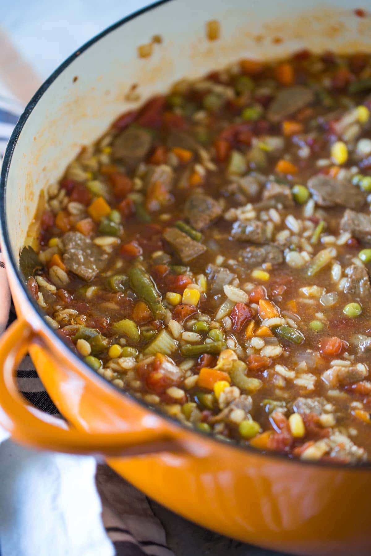 Barley Beef Soup
 Recipe Revisited Ve able Beef Barley Soup Simply Whisked
