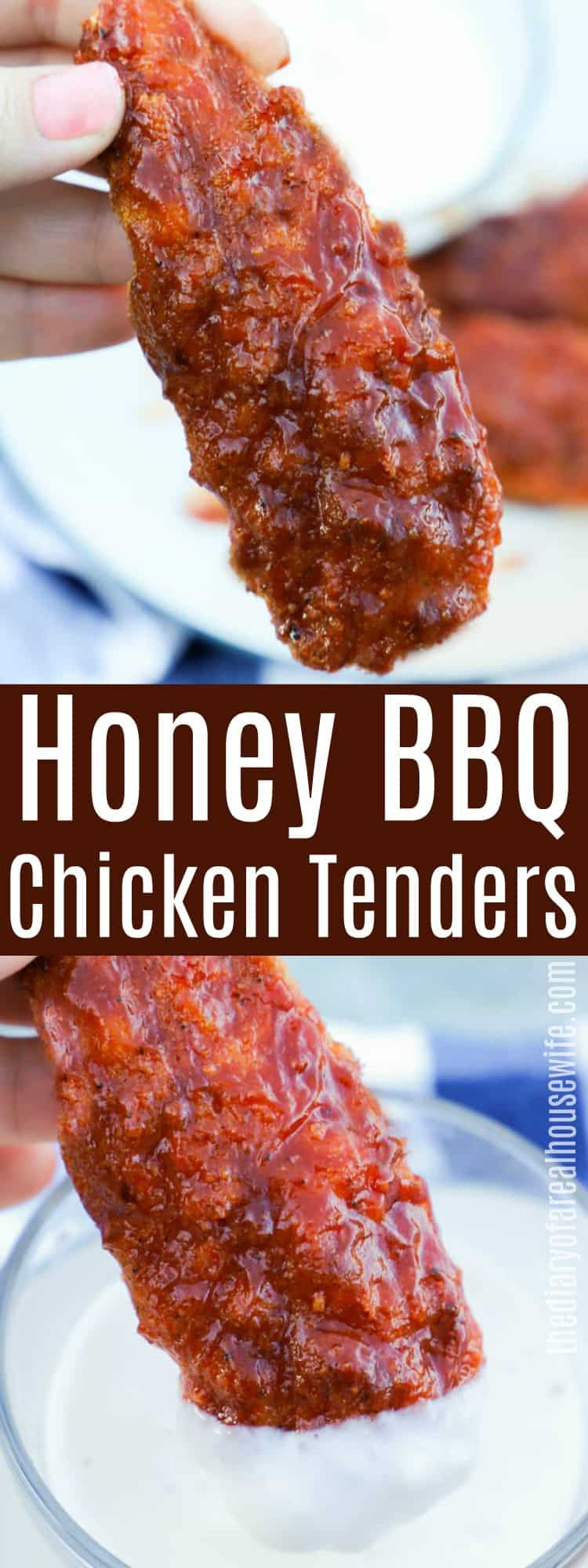 Bbq Chicken Tenders
 Honey BBQ Chicken Tenders • The Diary of a Real Housewife
