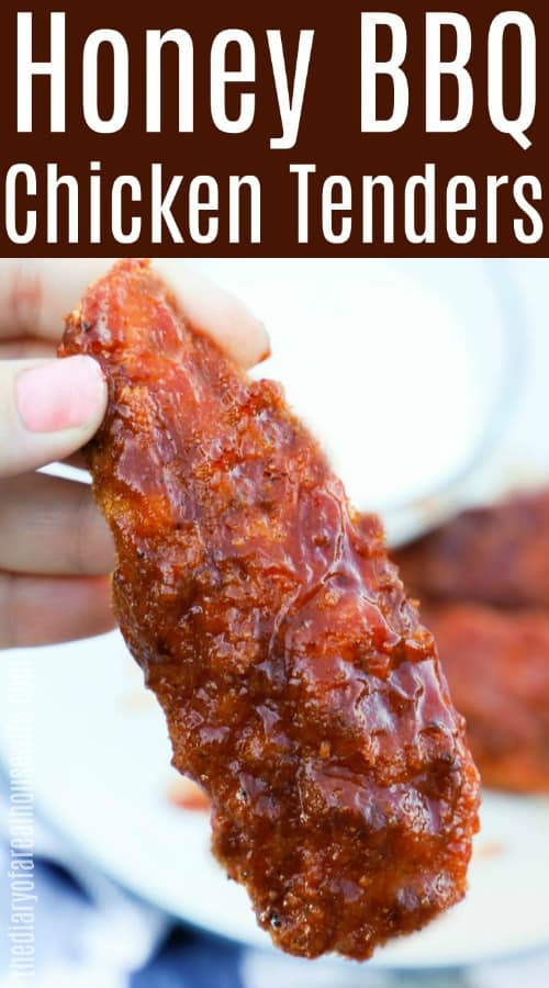 Bbq Chicken Tenders
 Honey BBQ Chicken Tenders • The Diary of a Real Housewife