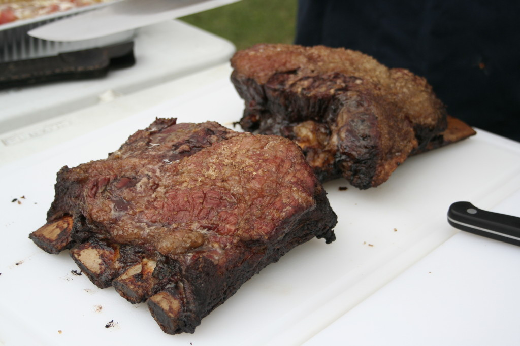 Beef Chuck Short Ribs Recipe
 Cooked beef chuck short ribs ready to slice Texas Barbecue